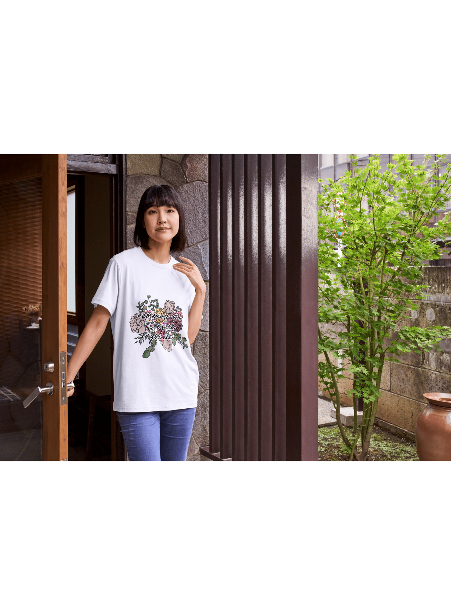 T shirt- Remember who you are With color
