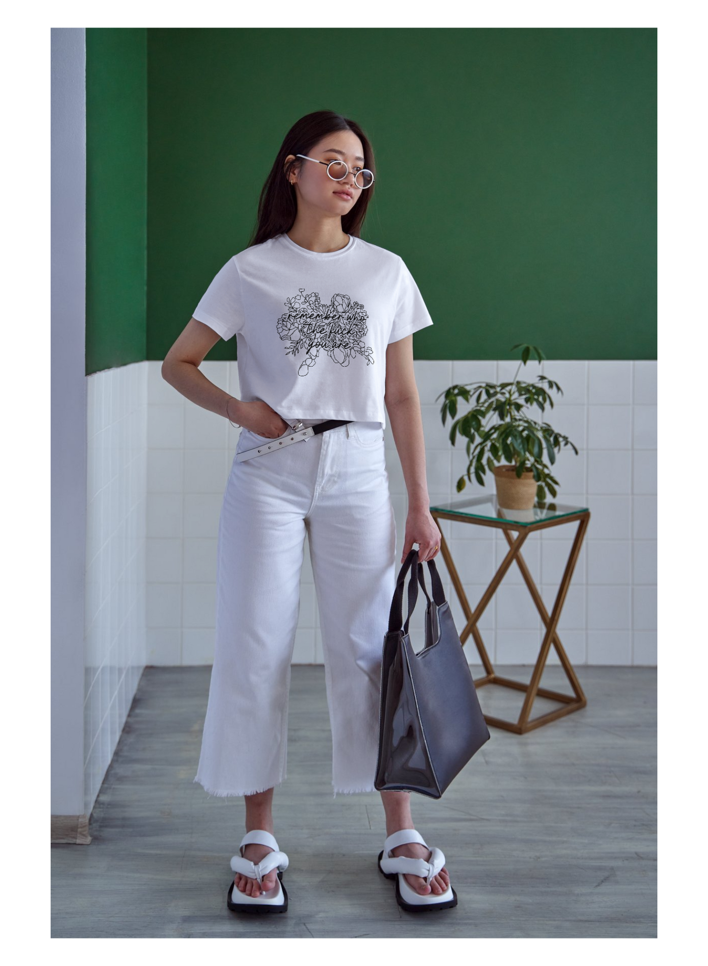 T shirt- Remember who you are Linework