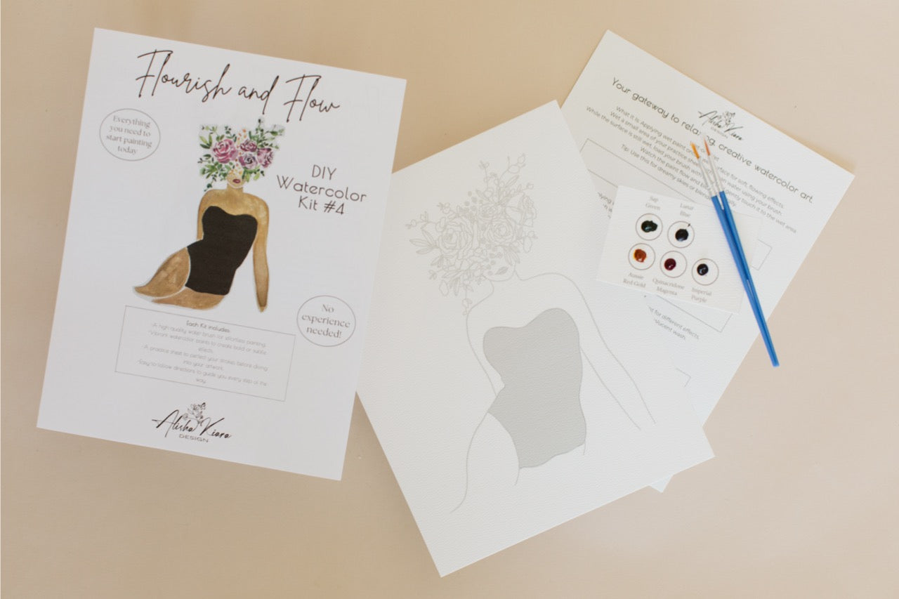Flourish & Flow DIY Watercolor Kit