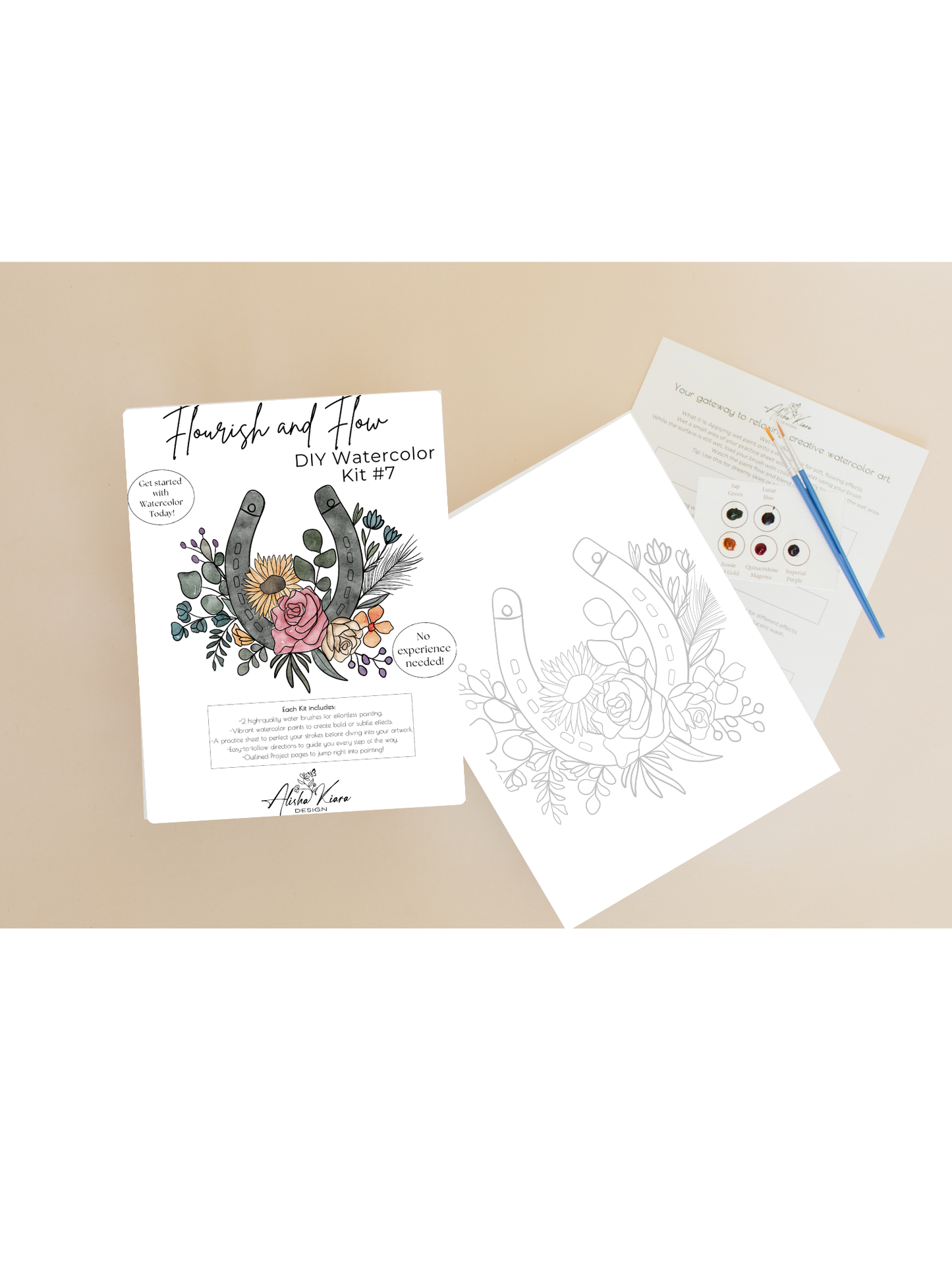 Flourish & Flow DIY Watercolor Kit
