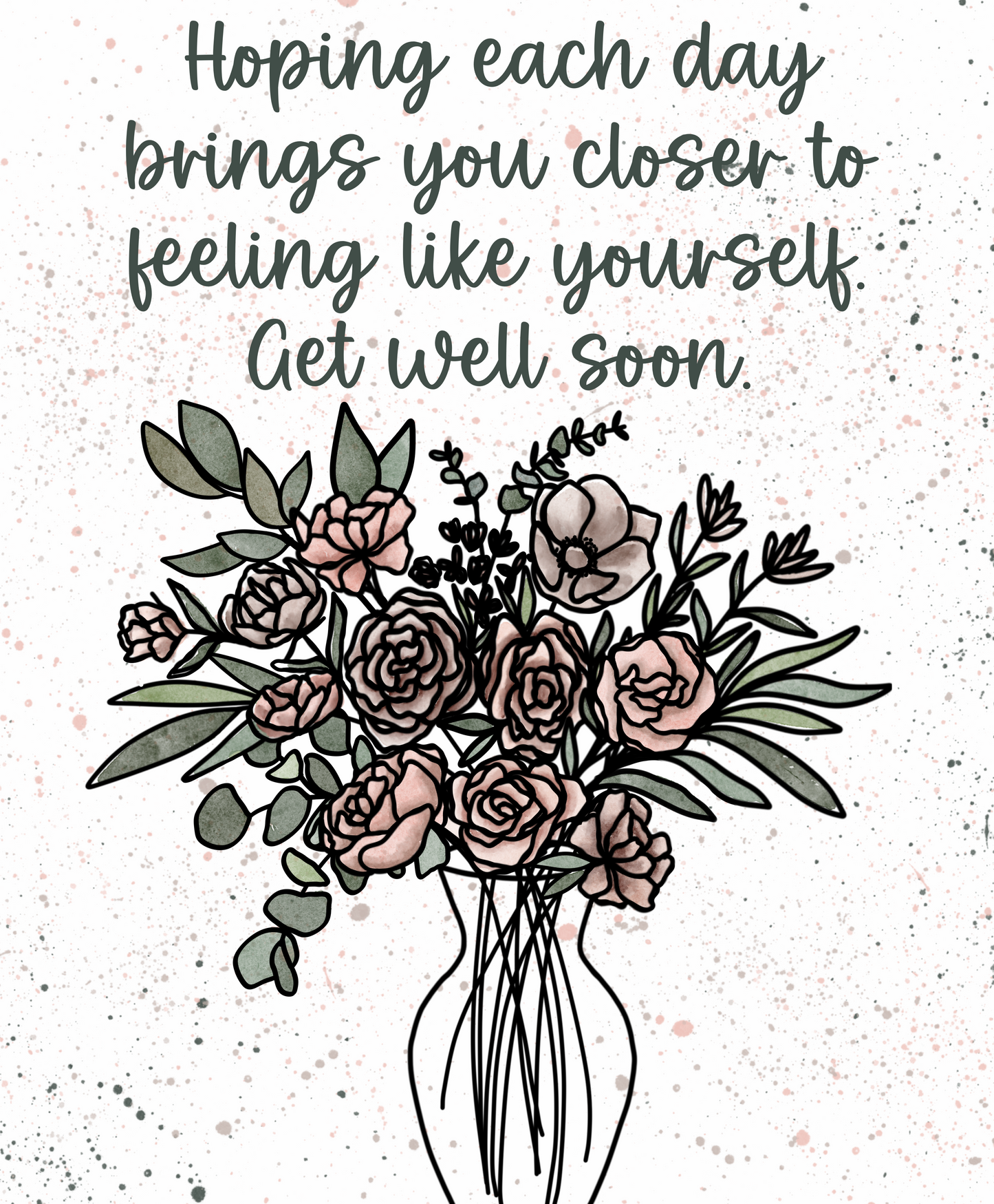 Greeting Card - get well soon