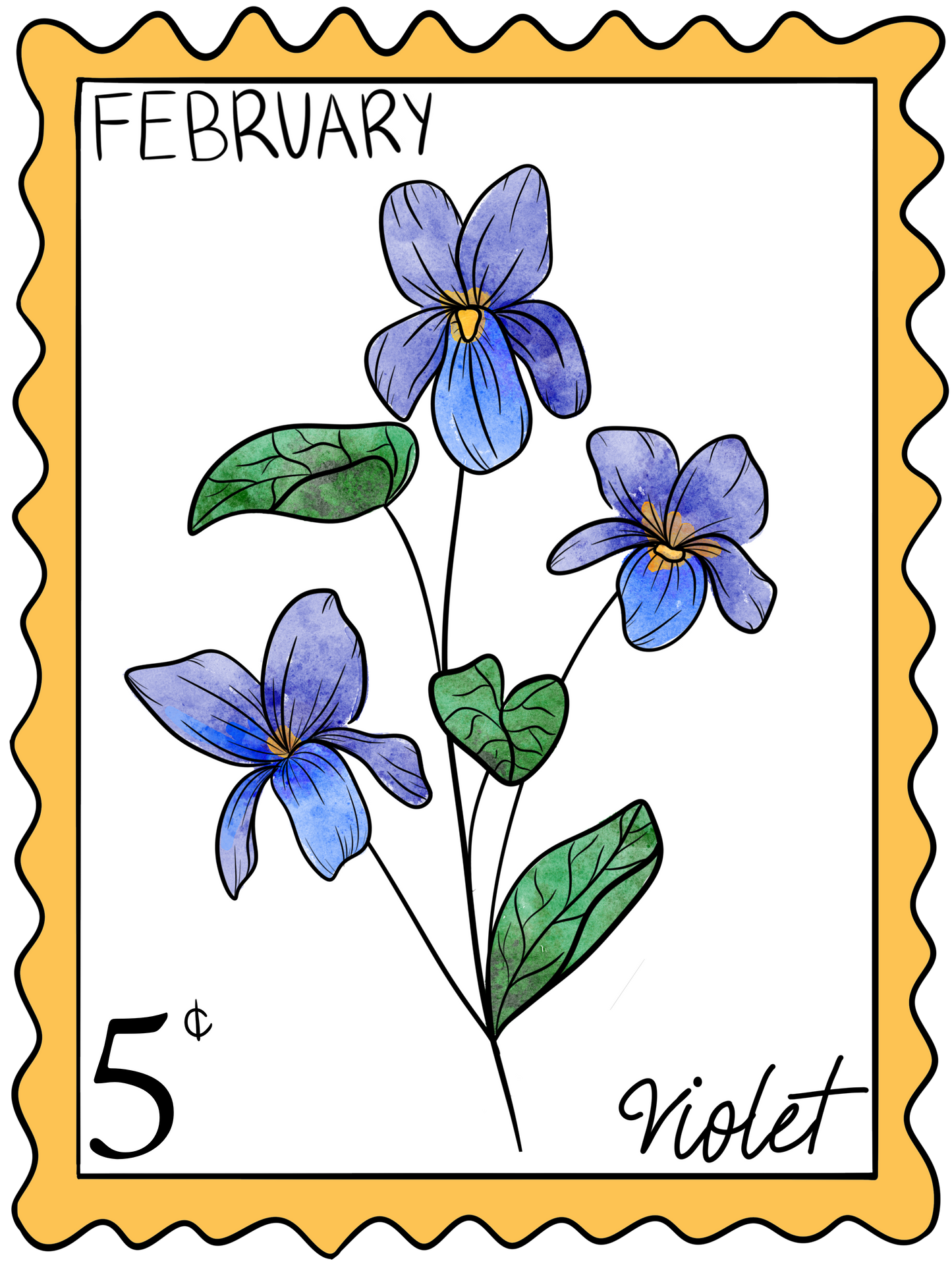 Birth month Sticker