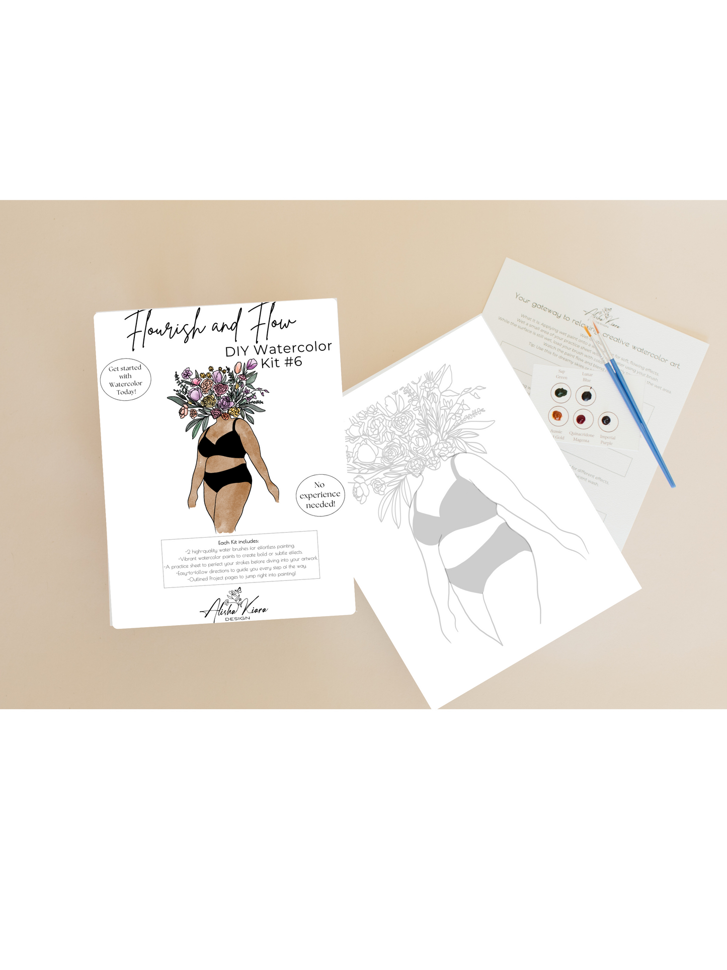 Flourish & Flow DIY Watercolor Kit