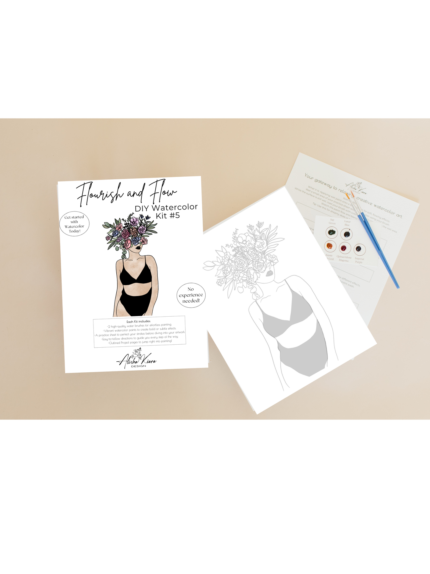 Flourish & Flow DIY Watercolor Kit