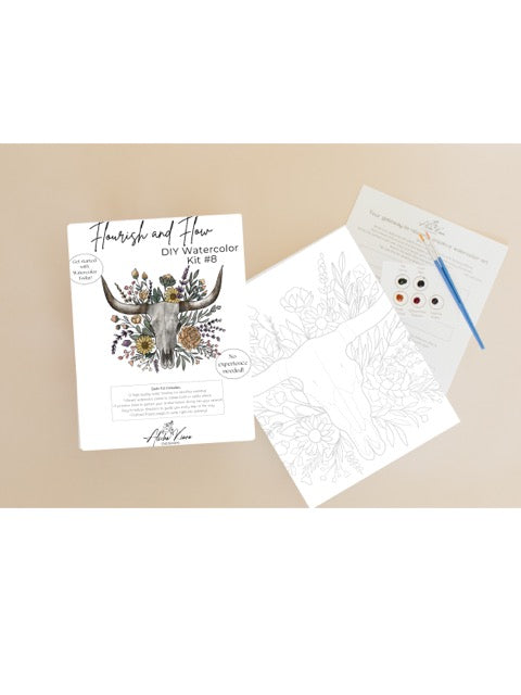 Flourish & Flow DIY Watercolor Kit